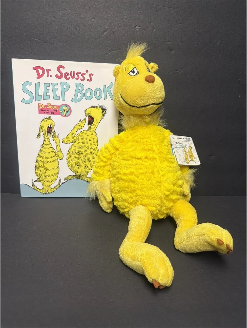 Dr. Seuss’s Sleep Book & Plush Lot 2012-13 Stuffed Yellow “Snoozapalooza” NWT